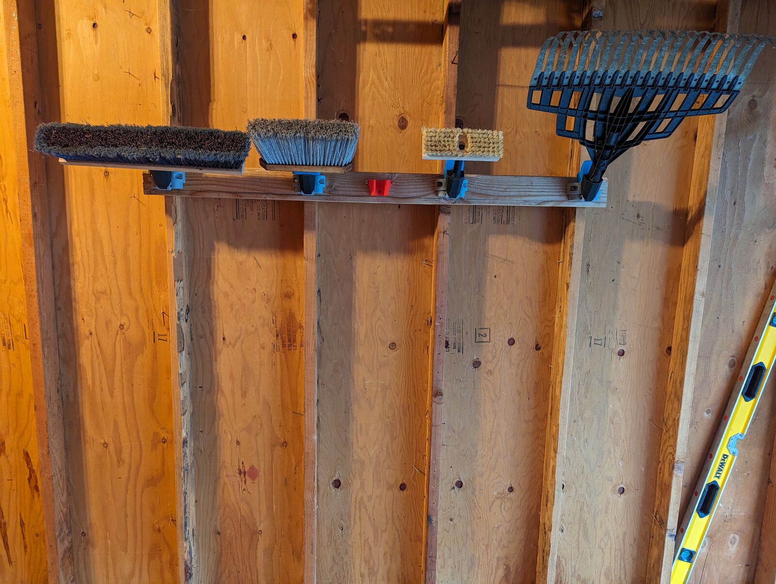Wall-mounted tools